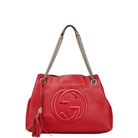 Gucci Soho Interlocking G Leather 2way Bag - Picture 1 of 10